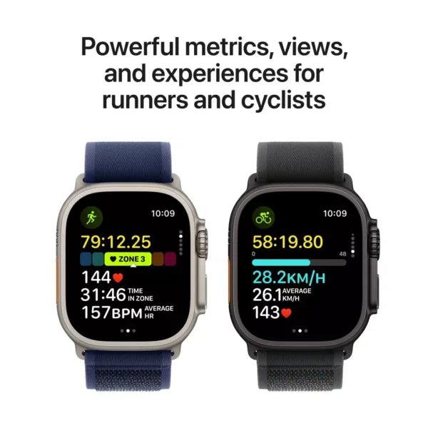 Apple Watch Ultra 2, 49mm, Black Titanium Case, Dark Green Alpine Loop, Medium (GPS+Cellular) Apple Watch Ultra 2, 49mm, Black Titanium Case, Dark Green Alpine Loop, Medium (GPS+Cellular)